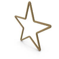 Rope Star Shape PNG & PSD Images