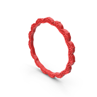 Circle Frame Red PNG & PSD Images