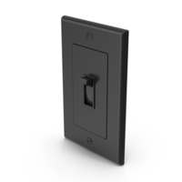 Black Light Switch PNG & PSD Images