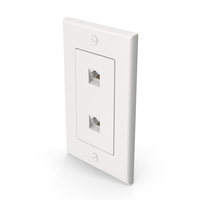 Ethernet And Phone Wall Socket PNG & PSD Images