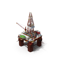 Offshore Oil Rig Platform Valor PNG & PSD Images