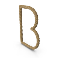 Rope Letter B PNG & PSD Images