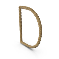 Rope Letter D PNG & PSD Images