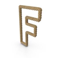 Rope Letter F PNG & PSD Images