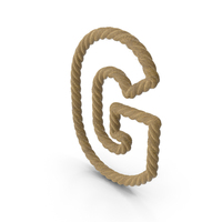 Rope Letter G PNG & PSD Images