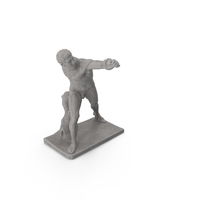 Gladiator Stone Statue PNG & PSD Images