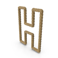 Rope Letter H PNG & PSD Images