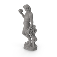 Bacchus with Satyre Stone PNG & PSD Images