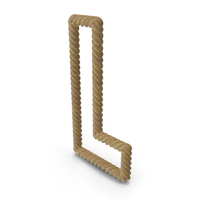 Rope Letter L PNG & PSD Images