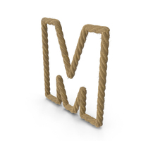 Rope Letter M PNG & PSD Images