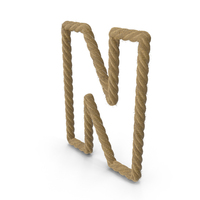 Rope Letter N PNG & PSD Images