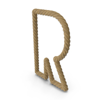 Rope Letter R PNG & PSD Images