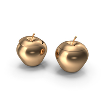 Golden Apple Container PNG & PSD Images