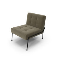 Oswald Tufted Slipper Chair PNG & PSD Images