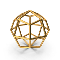 Geometric Shape Gold PNG & PSD Images