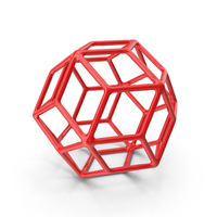 Geometric Shape 011 Plastic Red PNG & PSD Images