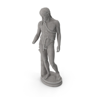 Dionysus of Tivoli Stone Statue PNG & PSD Images