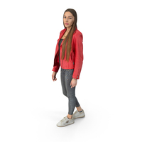 Girl In Casuals PNG & PSD Images