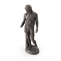 Dionysus of Tivoli Bronze Outdoor Statue PNG & PSD Images