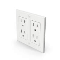 Double Socket Outlet PNG & PSD Images