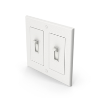 Double Light Switch PNG & PSD Images