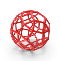 Geometric Shape Plastic Red PNG & PSD Images