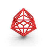 Geometric Shape Plastic Red PNG & PSD Images