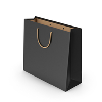 Paper Bag Black PNG & PSD Images