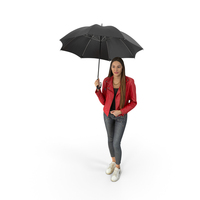Girl With Umbrella PNG & PSD Images