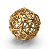 Geometric Shape Gold PNG & PSD Images