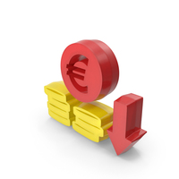 Economy Loss Money Euro Color PNG & PSD Images