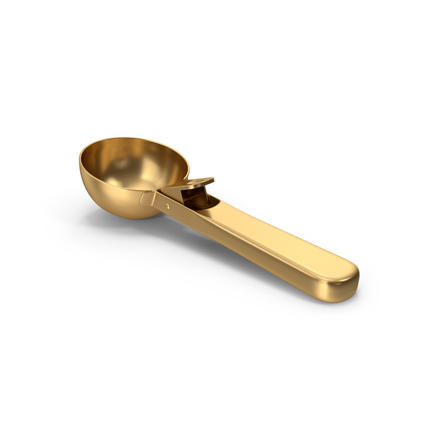Golden Ice Cream Scoop PNG & PSD Images