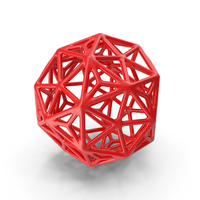 Geometric Shape Plastic Red PNG & PSD Images