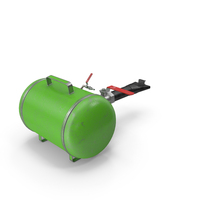 Green Used Air Tire Bead Seater PNG & PSD Images
