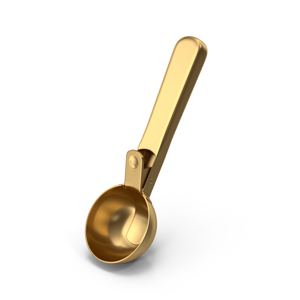 Golden Ice Cream Scoop PNG & PSD Images