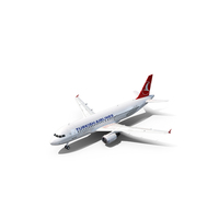 Turkish Airlines A320 PNG & PSD Images
