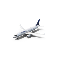 United Airlines A320 PNG & PSD Images