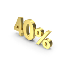 40 Percent Sign PNG & PSD Images
