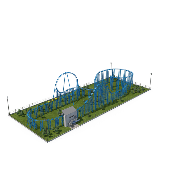 Roller Coaster Park PNG & PSD Images