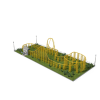 Roller Coaster Park PNG & PSD Images
