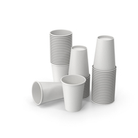 Stack Of Paper Cups PNG & PSD Images