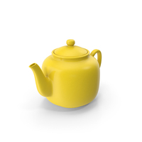 Tea Pot Yellow PNG & PSD Images