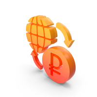 Red Money Market Exchange Symbol PNG & PSD Images