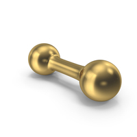 Dumbbell Gold PNG & PSD Images