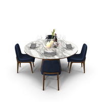 Dining Table With Chairs PNG & PSD Images