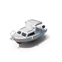 Small Motor Boat PNG & PSD Images