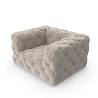 Soho Tufted Chair PNG & PSD Images