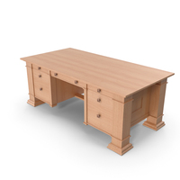 Frank Lloyd Wright Executive Desk PNG & PSD Images