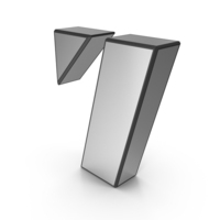 Steel Number 7 PNG & PSD Images