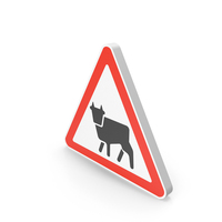Animal Road Sign PNG & PSD Images